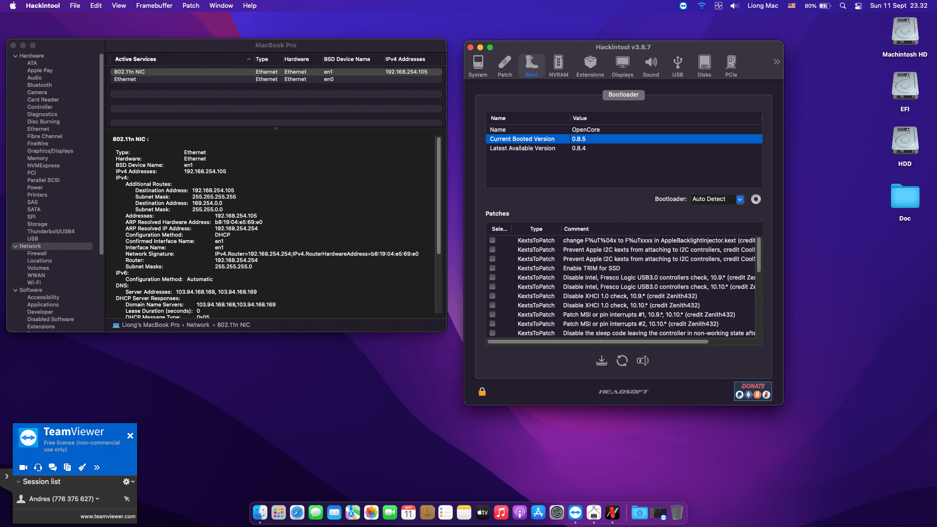 Acer Predator Helios 300 PH317 51 76PN [KabyLake   Intel HD 630 + I2C]   OpenCore 1